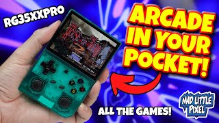 An Arcade In Your Pocket! This Handheld Has All The RETRO Games! RG35XX Pro (REVIEW)