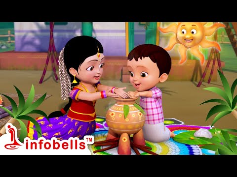 Sankranti Habba bandide - Chinnu, Chitti | Kannada Rhymes for Children | Infobells