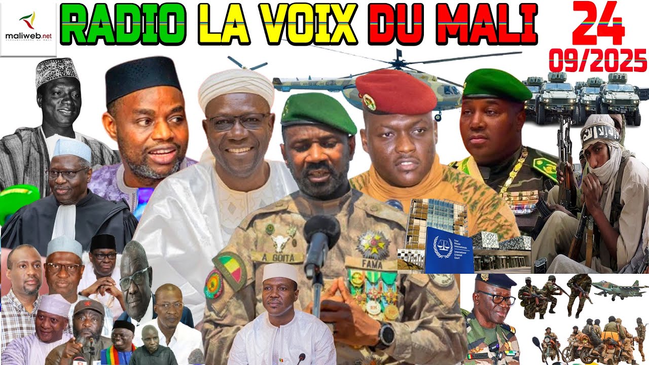 La Revue de Presse de la RADIO LA VOIX DU MALI du 24 Septembre 2025
