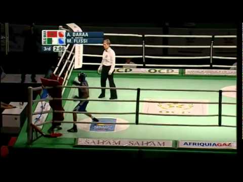 Light Fly (49kg) Final - Daraa (MAR) vs Flissi (ALG) - 2012 African Olympic Qualifying Event