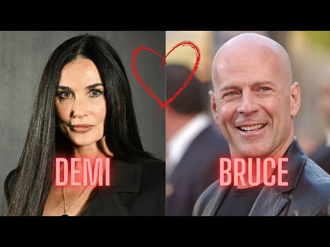 Bruce Willis and Demi Moore. LOVE. MARRIAGE. DIVORCE.