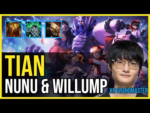 Tian - NUNU & WILLUMP vs. EKKO Jungle | KR Grandmaster