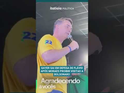 GAYER SAI EM DEFESA DE FLÁVIO APÓS MORAES PROIBIR VISITAS A BOLSONARO