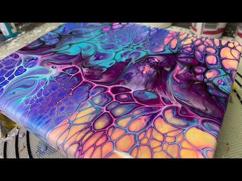 #83 COLORFULLY Epic Electric Swipe | Acrylic Pour Painting | Abstract | Fluid Art