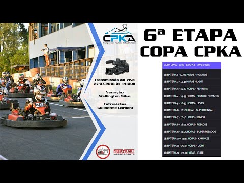 Copa CPKA 6ª Etapa - 2019 - Campeonato Paulista de Kart Amador - 27/07/2019