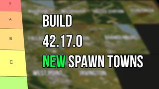 Project Zomboid B42 ALL Spawn Towns Tierlist