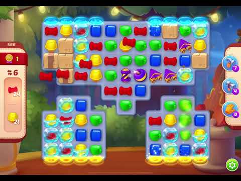 HomeScapes Level 566 no boosters (16 moves)