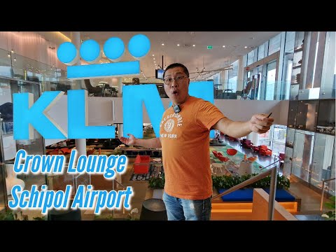 KLM Crown Lounge Tour & Review - Lounge elegante, MAS...