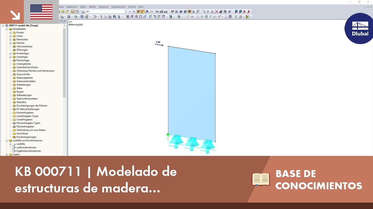 KB 000711 | Modellierung von Brettsperrholzkonstruktionen Lagerung