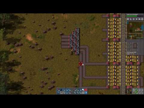 lets play factorio with Brightblade episode 38 : Finishing the Iron unloading station
