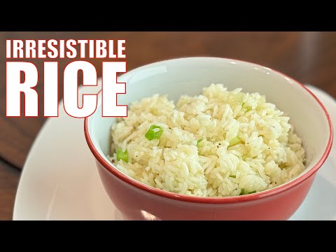 Irresistible Rice Green Onion Jasmine Rice | Easy Olive Oil Rice Recipe!"