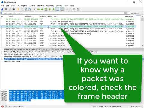 Wireshark Tip #15: Colorizing Packets