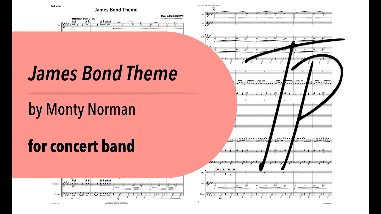 James Bond Theme by Monty Norman for concert band