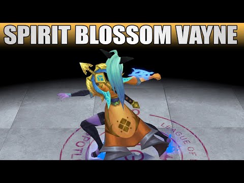 Spirit Blossom Vayne Citrine Chroma - League Of Legends