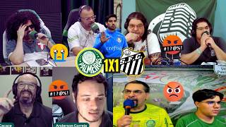 REAÇÕES DOS PALMEIRENSES TRISTES COM EMPATE EM 1 A 1 COM O SANTOS EM CASA - BRASILEIRÃO 2026