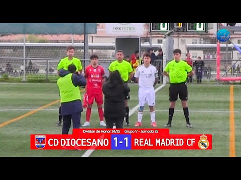 Resumen: CD Diocesano - Real Madrid CF (División de Honor Gr.5 24/25)