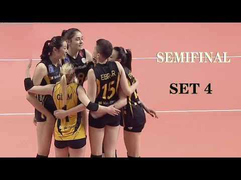 2019/4/14 SEMIFINAL FENERBAHCE VS VAKIFBANK 【set 4】| 2018/19 Turkish Women's Volleyball League