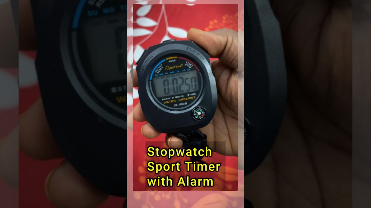 Unboxing & Review: Electronic Stopwatch Sport Timer with Alarm | Best for Sports & Fitness!