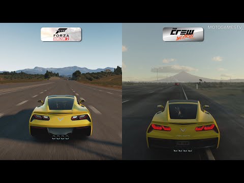 Forza Horizon 2 vs The Crew Wild Run - Corvette Stingray Graphics, Sound & Gameplay Comparison