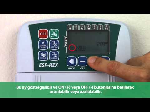 ESP-RZX Setting Date and Time - Turkish
