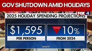 Government shutdown impact on the holiday season