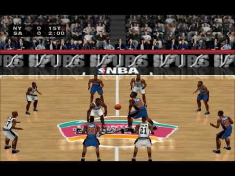 NBA Live 2000-Knicks vs. Spurs
