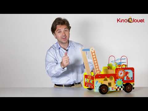 Chariot pompier en bois activités Clearance