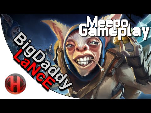 Dota 2 - Meepo Gameplay | BigDaddy "N0tail" & LaNcE