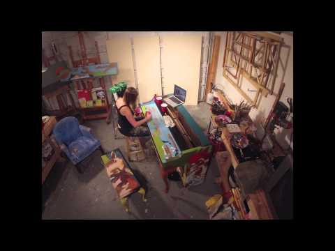 H-T Video: Painting a Sarasota Keys piano time lapse