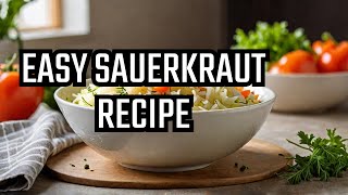 Heal the Gut with Sauerkraut (Easy-To-Follow Recipe from Summer Bock)