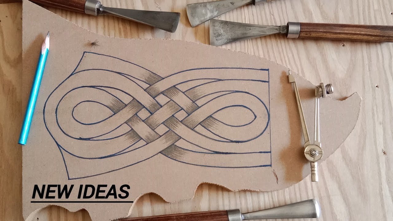 celtic knot carve how to wooden carving pattern tutorial // Unleash Your Creativity