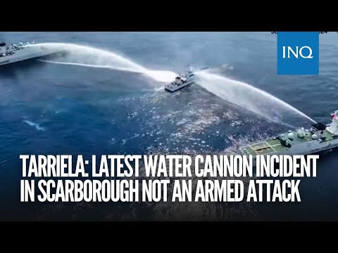 Tarriela: Latest water cannon incident in Scarborough not an armed attack