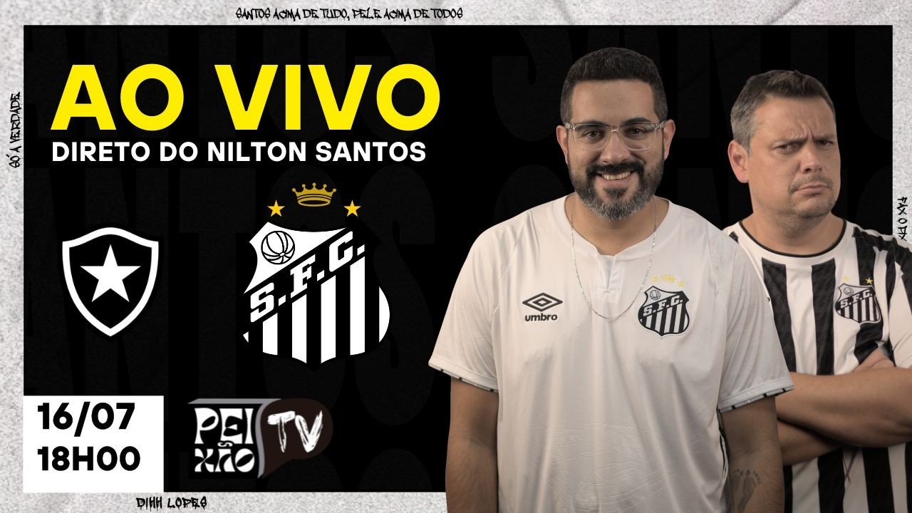 BOTAFOGO E SANTOS - AO VIVO DO NILTON SANTOS