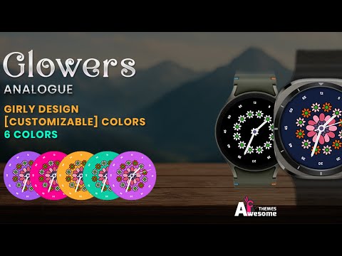 Glowers - Analogue Watch Face video thumbnail