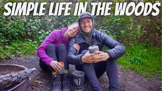 5 Days Living In The Woods (with nothing but a backpack) - YouTube
