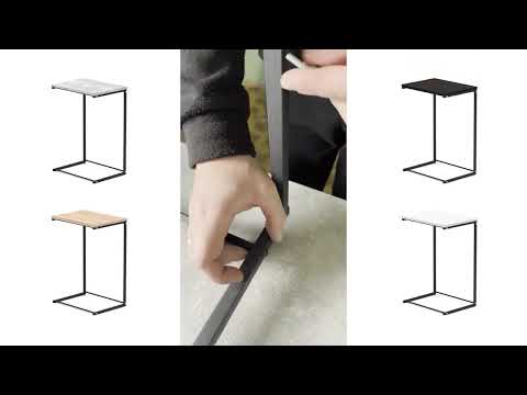 Білий приставний придиванний столик Derzitto накладка на підлокітник диван у стилі лофт Knap Knap - фото 1 - id-p2430520741