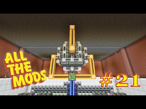 Minecraft : All The Mods 1.10.2 : #21 - A Crazy, Insane Minecraft Server Room - Major Progress!
