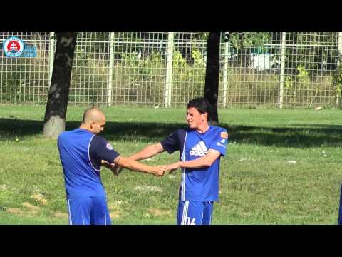 Podvečerný tréning slovanistov pred zápasom s Videotonom