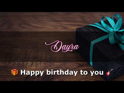 DAYRA Angelclasico HAPPY BIRTHDAY