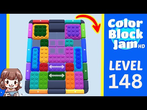 Color Block Jam Level 148 Solution Walkthrough