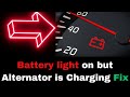 Battery Light On But Alternator Is Charging Common Causes