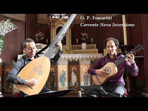 Foscarini: Corrente Nova Inventione for Baroque guitar and theorbo