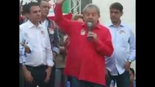 preview picture of video 'Lula no comitê do filho Marcos Lula em São Bernardo do Campo 2012 vote 13131'