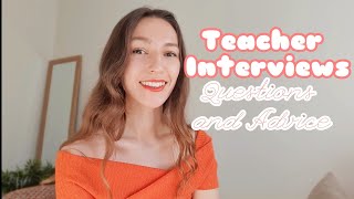 Teacher Interview Questions and Answers | Advice On Getting Your First Teaching Job | UK teacher