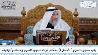 19 - باب سجود السهو - فصل في حكم ترك سجود السهو ومحله وكيفيته - عثمان الخميس image