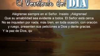 Miniatura del video: El versiculo del dia .com - Filipenses 4 v4-9