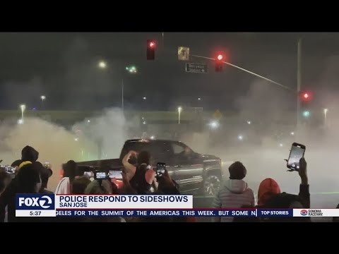 Sideshows take over San Jose streets