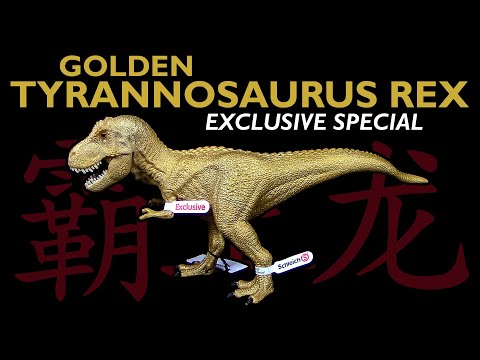 Schleich ® Golden Tyrannosaurus Rex !!! Exclusive Special !!! Goldener T-Rex - Review