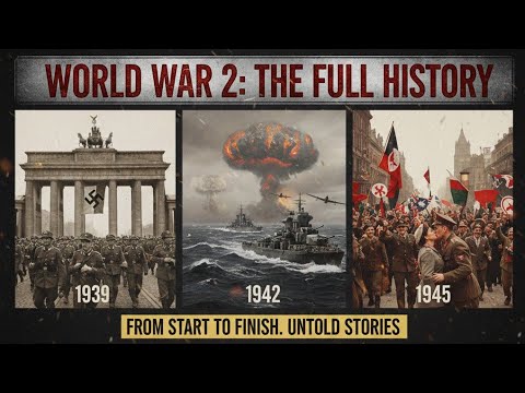 World War 2 Full Story Explained | From Rise of Hitler to Hiroshima | Histomind