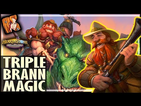 TRIPLE BRAN IS AS MAGICAL AS EVER! - Hearthstone Battlegrounds